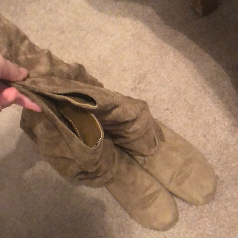 Brown Suede Boots